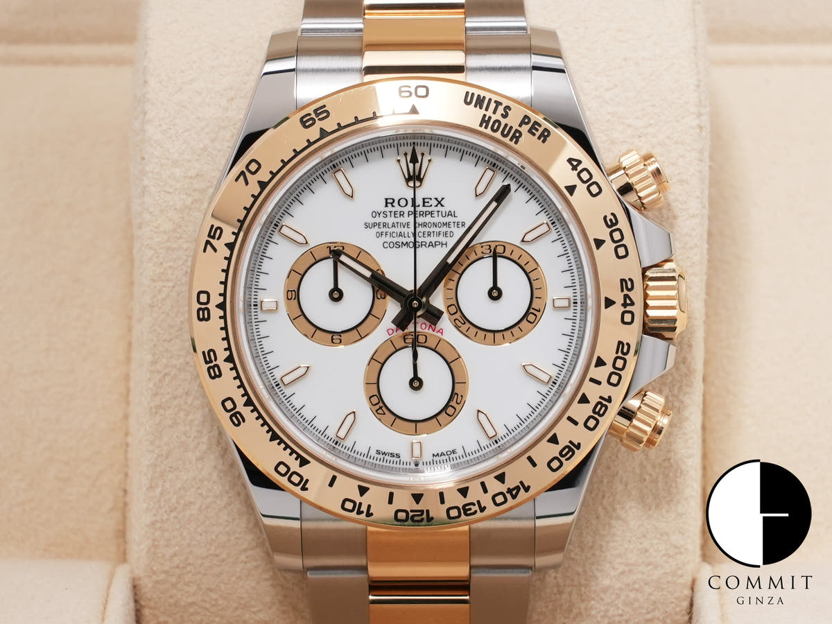ロレックス デイトナ Ref.126503 ステンレススチール/イエローゴールド ホワイト文字盤 中古 w5oa2o56