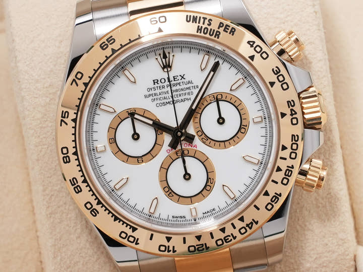 ロレックス デイトナ Ref.126503 ステンレススチール/イエローゴールド ホワイト文字盤 中古 w5oa2o56