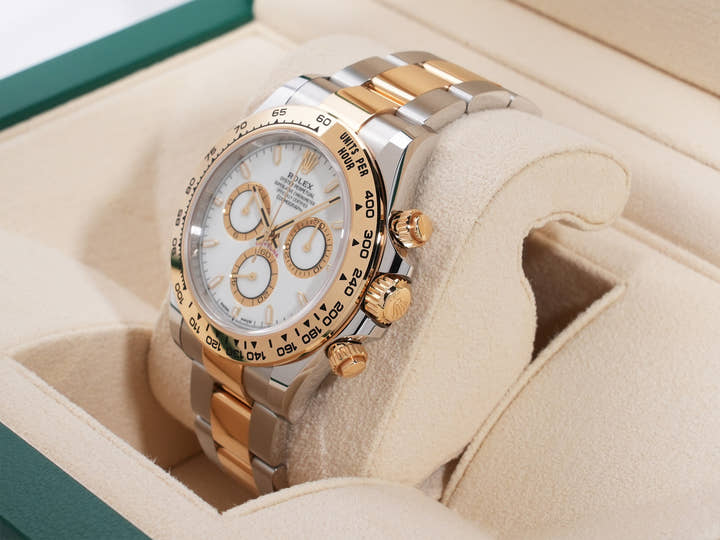 ロレックス デイトナ Ref.126503 ステンレススチール/イエローゴールド ホワイト文字盤 中古 w5oa2o56