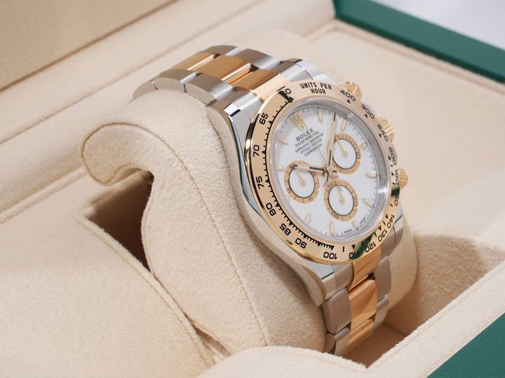 ロレックス デイトナ Ref.126503 ステンレススチール/イエローゴールド ホワイト文字盤 中古 w5oa2o56