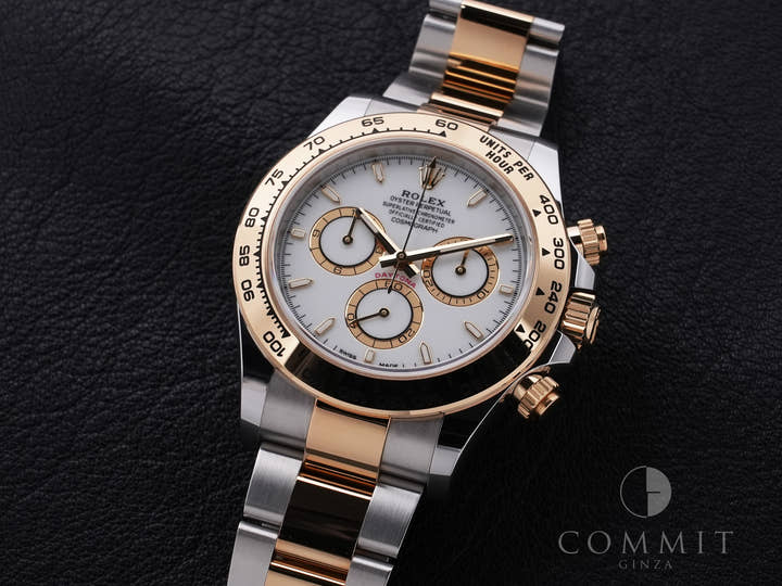 ロレックス デイトナ Ref.126503 ステンレススチール/イエローゴールド ホワイト文字盤 中古 w5oa2o56