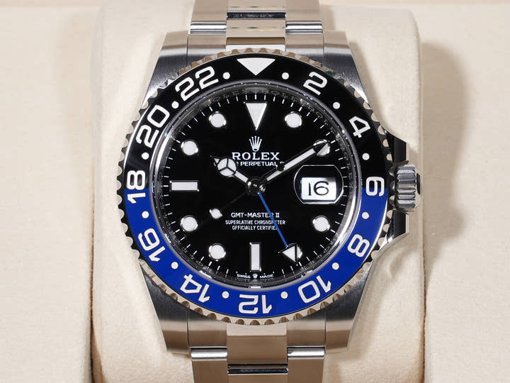 Rolex GMT-Master II Ref. 126710BLNR Stainless Steel Black Dial Oyster Bracelet