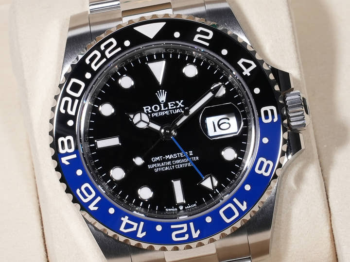 Rolex GMT-Master II Ref. 126710BLNR Stainless Steel Black Dial Oyster Bracelet