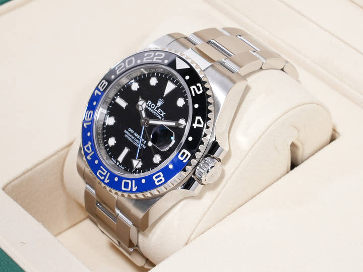Rolex GMT-Master II Ref. 126710BLNR Stainless Steel Black Dial Oyster Bracelet