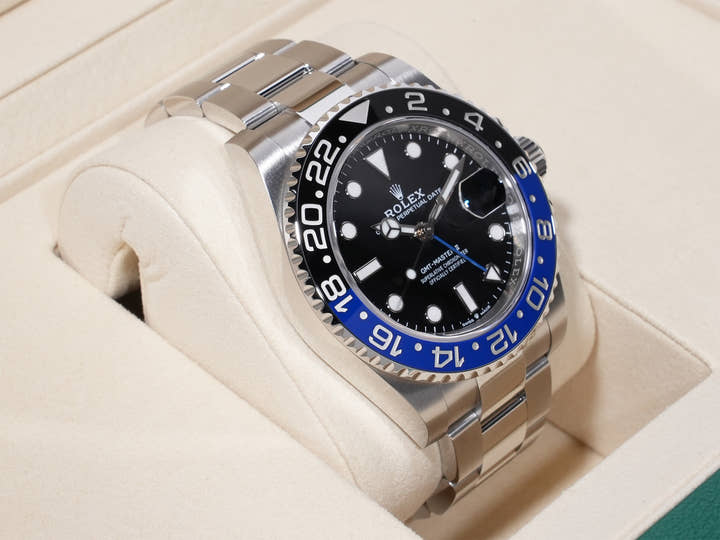 Rolex GMT-Master II Ref. 126710BLNR Stainless Steel Black Dial Oyster Bracelet