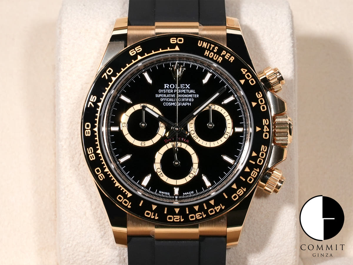 ロレックス デイトナ Ref.126518LN イエローゴールド ブラック文字盤 未使用 k8s75mfo