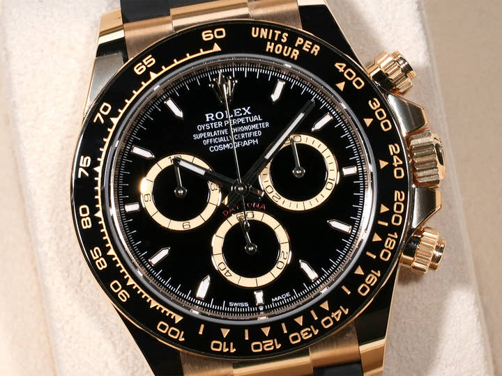 ロレックス デイトナ Ref.126518LN イエローゴールド ブラック文字盤 未使用 k8s75mfo