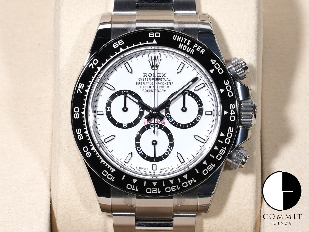 ロレックス デイトナ Ref.126500LN ステンレススチール ホワイト文字盤 未使用 auqdux5s