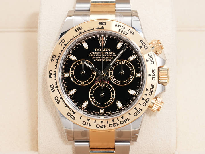 ロレックス デイトナ Ref.116503 ステンレススチール/イエローゴールド ブラック文字盤 美品 6c8bket2