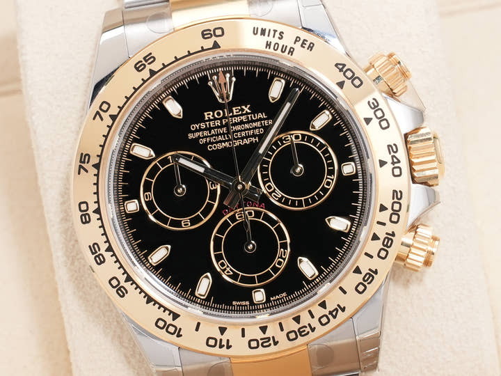 ロレックス デイトナ Ref.116503 ステンレススチール/イエローゴールド ブラック文字盤 美品 6c8bket2