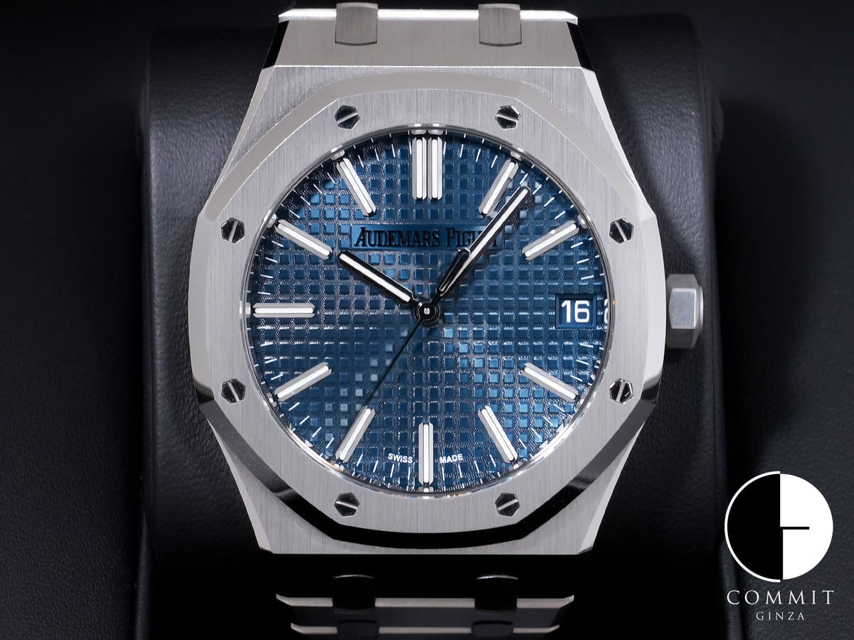 オーデマピゲ ロイヤルオーク Ref.15510ST.OO.1320ST.06 ステンレススチール ナイトブルー文字盤 美中古 rwwfa7jq