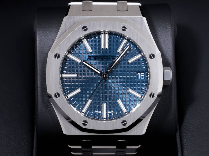 オーデマピゲ ロイヤルオーク Ref.15510ST.OO.1320ST.06 ステンレススチール ナイトブルー文字盤 美中古 rwwfa7jq