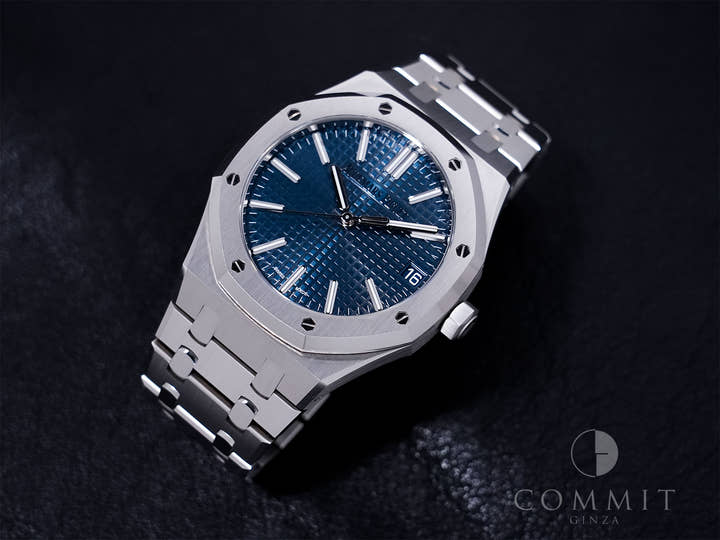 オーデマピゲ ロイヤルオーク Ref.15510ST.OO.1320ST.06 ステンレススチール ナイトブルー文字盤 美中古 rwwfa7jq