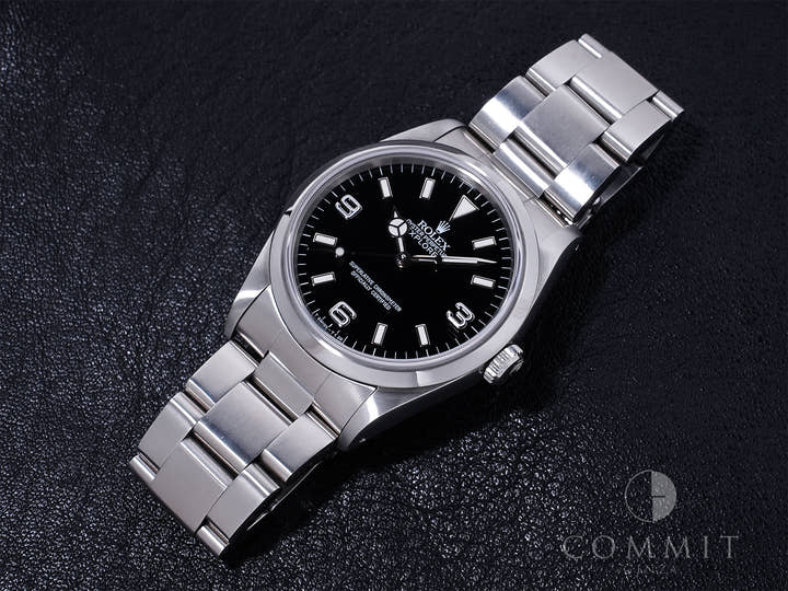 ロレックス エクスプローラーI Ref.14270 ステンレススチール ブラック文字盤 中古 k9pnrvda