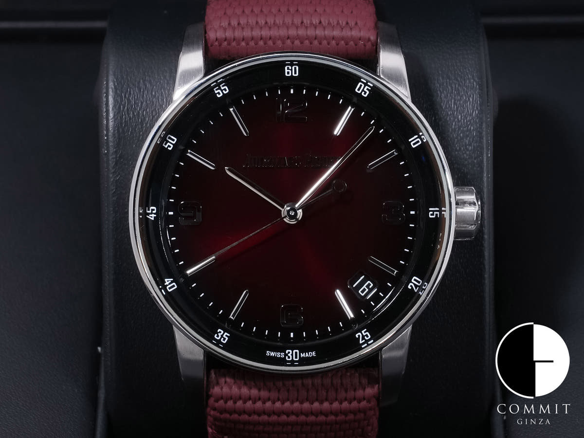 オーデマピゲ CODE 11.59 バイ オーデマ ピゲ Ref.15210BC.OO.A500KB.01 ホワイトゴールド スモークバーガンディーラッカー文字盤 中古 9wv6k6m5