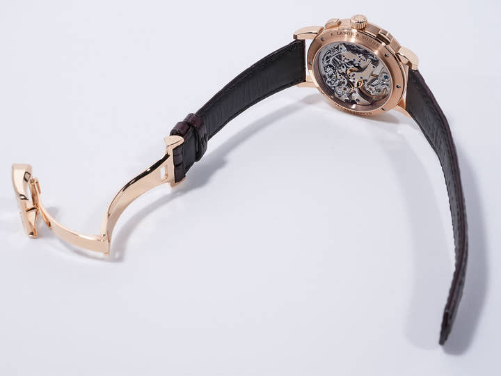 A. Lange & Söhne 1815 Chronograph Ref. 414.032 Pink Gold Silver Dial Pre-owned (Used) 7wd7qhuh