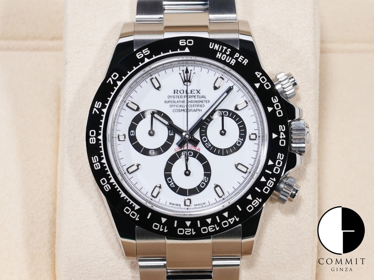 ロレックス デイトナ Ref.116500LN ステンレススチール ホワイト文字盤 未使用 umh68n2s