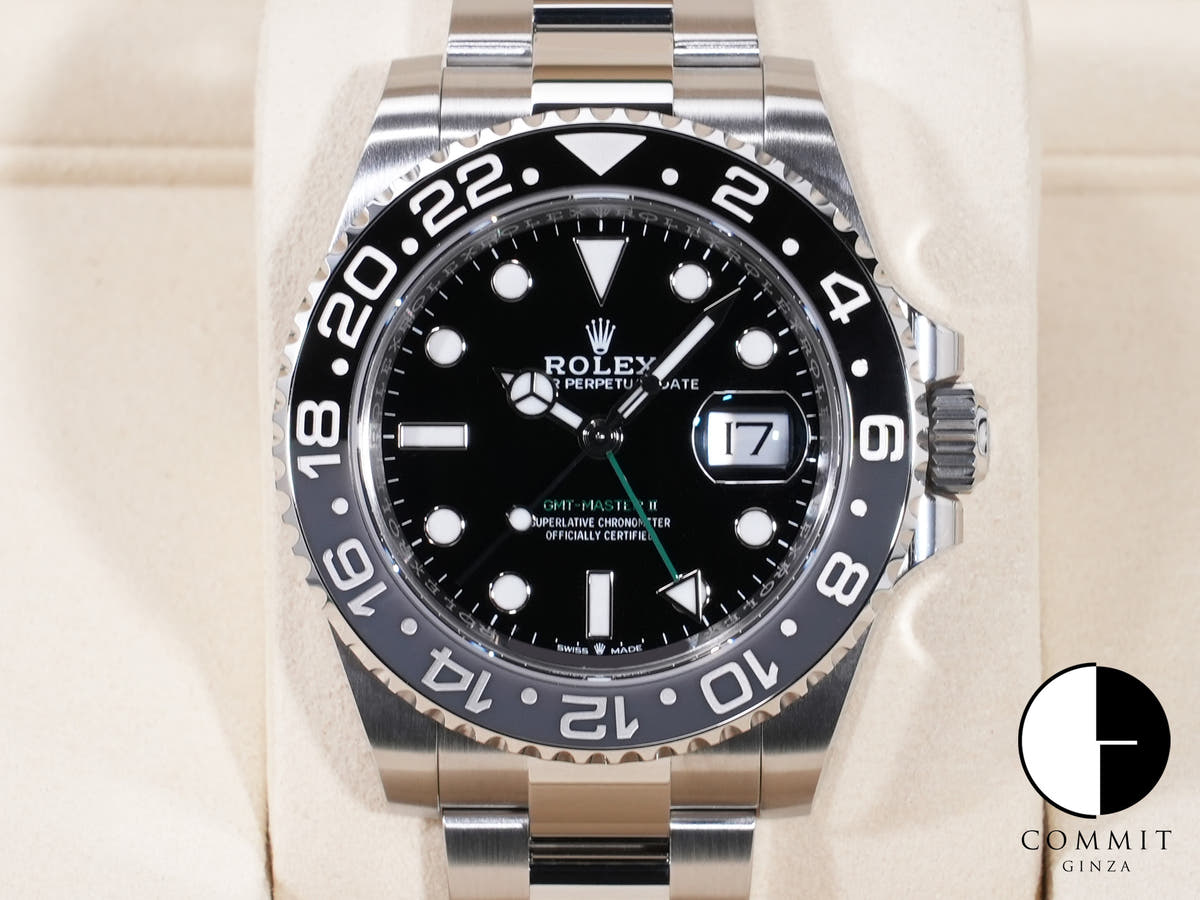 Rolex GMT-Master II Ref. 126710GRNR Stainless Steel Black Dial Oyster Bracelet Unused 7wwjb6sr