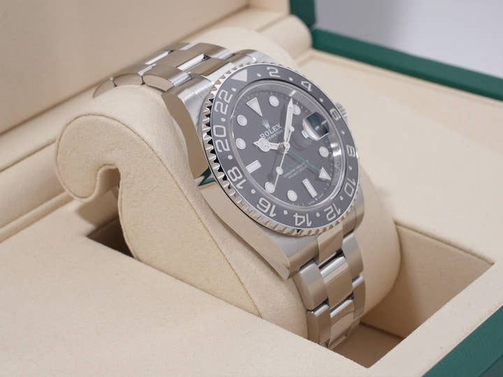 Rolex GMT-Master II Ref. 126710GRNR Stainless Steel Black Dial Oyster Bracelet Unused 7wwjb6sr