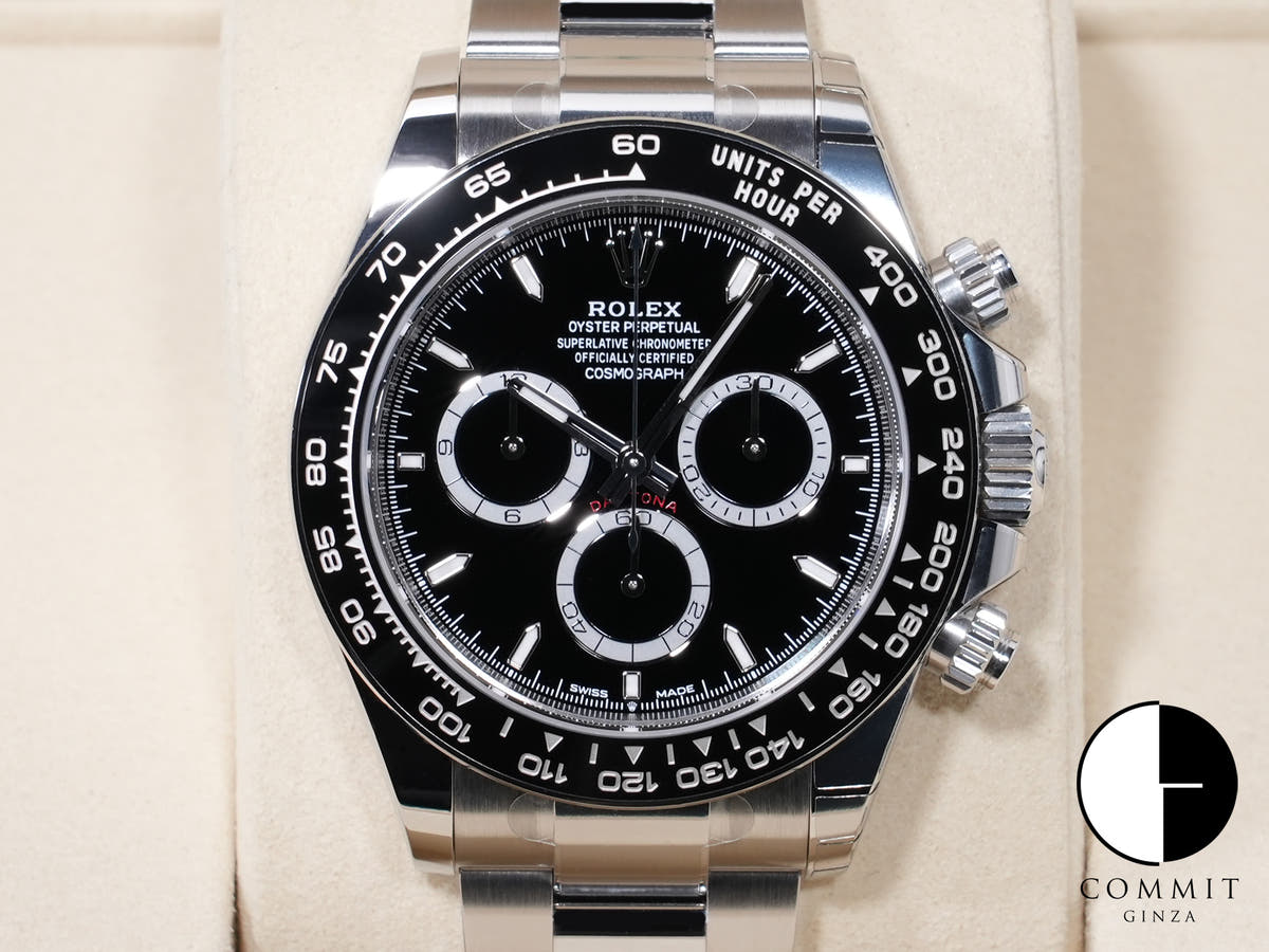 ロレックス デイトナ Ref.126500LN ステンレススチール ブラック文字盤 美品 rjf626xe