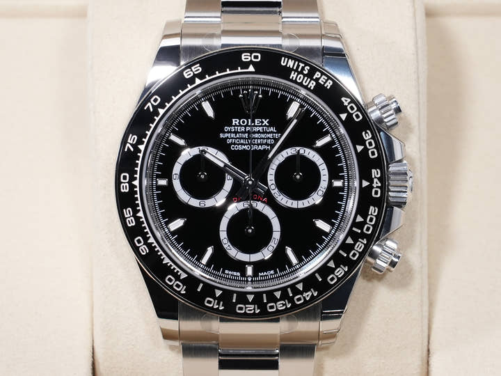 ロレックス デイトナ Ref.126500LN ステンレススチール ブラック文字盤 美品 rjf626xe