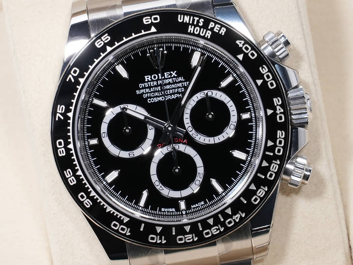 ロレックス デイトナ Ref.126500LN ステンレススチール ブラック文字盤 美品 rjf626xe