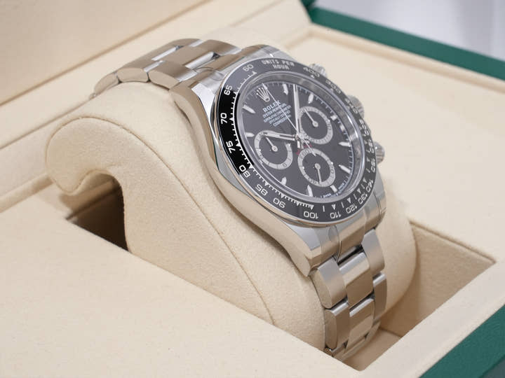 ロレックス デイトナ Ref.126500LN ステンレススチール ブラック文字盤 美品 rjf626xe