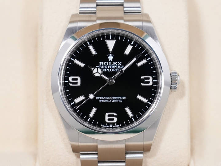 ロレックス エクスプローラー40 Ref.224270 ステンレススチール ブラック文字盤 オイスターブレスレット 中古 b9mar5nj