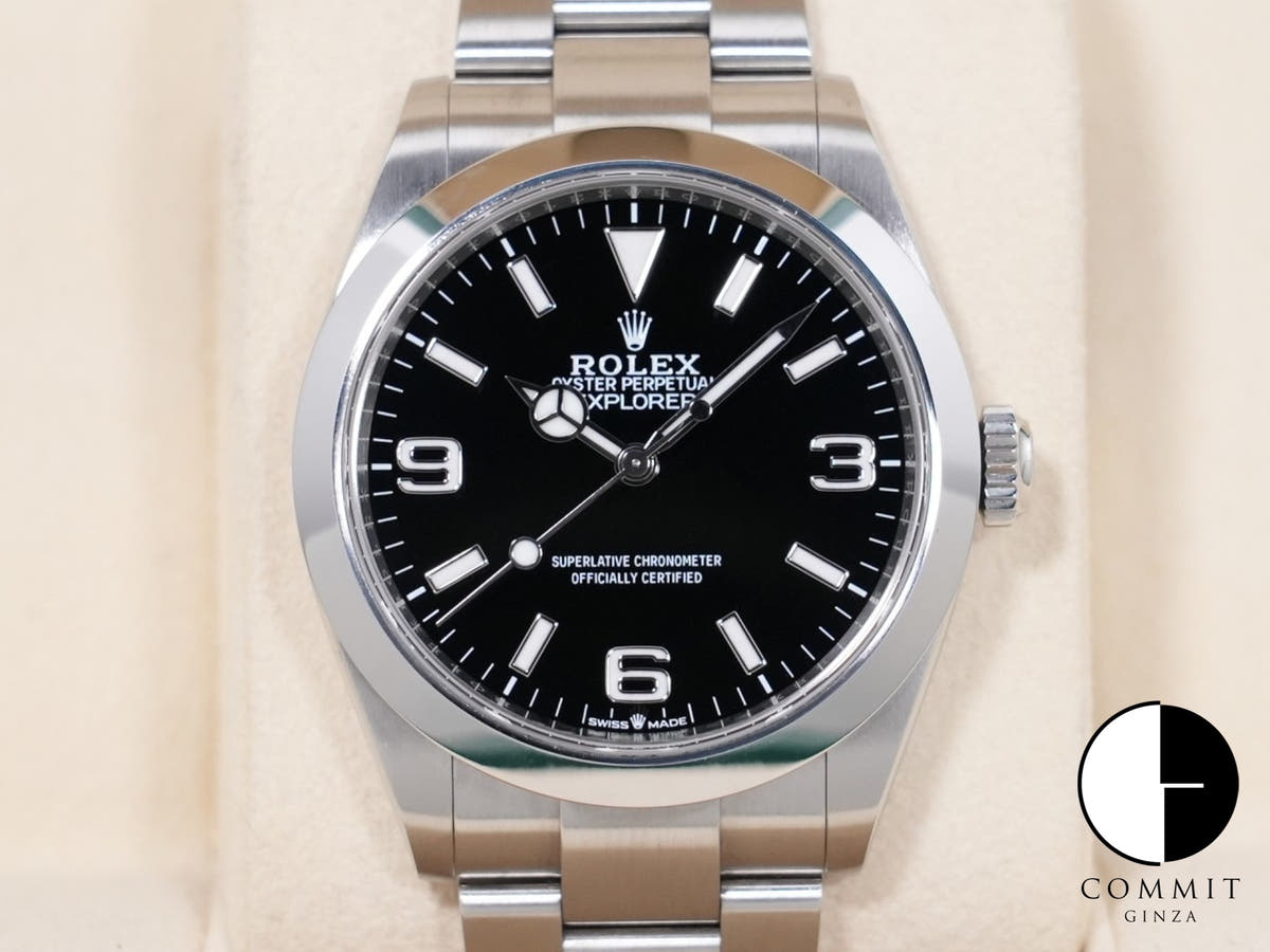 ロレックス エクスプローラー40 Ref.224270 ステンレススチール ブラック文字盤 オイスターブレスレット 中古 b9mar5nj