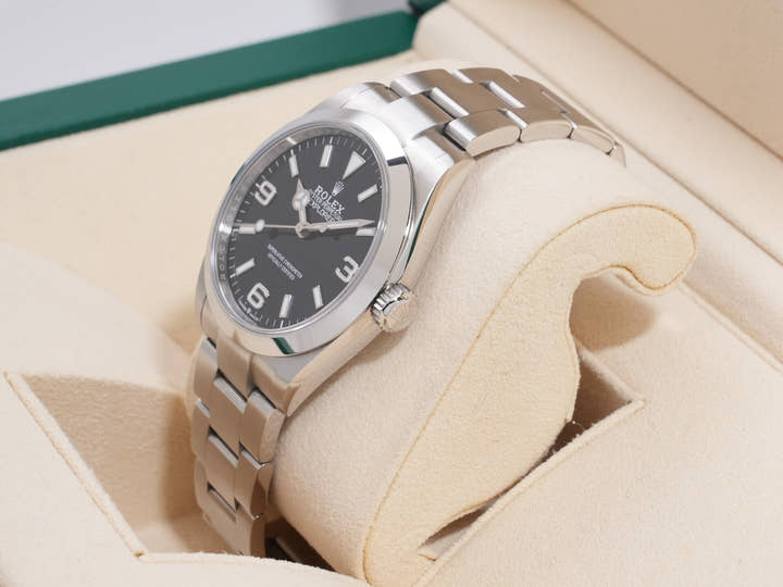 ロレックス エクスプローラー40 Ref.224270 ステンレススチール ブラック文字盤 オイスターブレスレット 中古 b9mar5nj