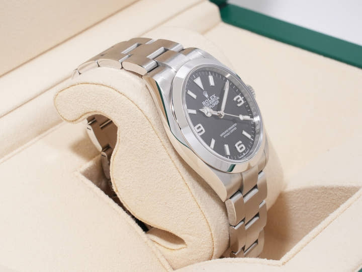 ロレックス エクスプローラー40 Ref.224270 ステンレススチール ブラック文字盤 オイスターブレスレット 中古 b9mar5nj