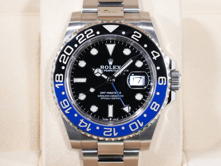 Rolex GMT-Master II Ref. 126710BLNR Stainless Steel Black Dial Oyster Bracelet