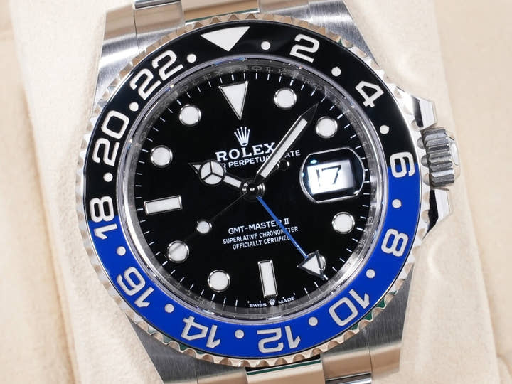 Rolex GMT-Master II Ref. 126710BLNR Stainless Steel Black Dial Oyster Bracelet