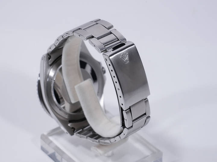 ロレックス GMTマスター Ref.1675 ステンレススチール ブラック文字盤 中古 fovy9ro5 オイスターブレスレット