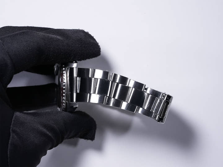 ロレックス GMTマスター Ref.1675 ステンレススチール ブラック文字盤 中古 fovy9ro5 オイスターブレスレット