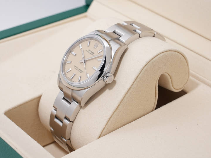 ロレックス オイスターパーペチュアル31 Ref.277200 ステンレススチール ベージュ文字盤 未使用 h4of5xgd