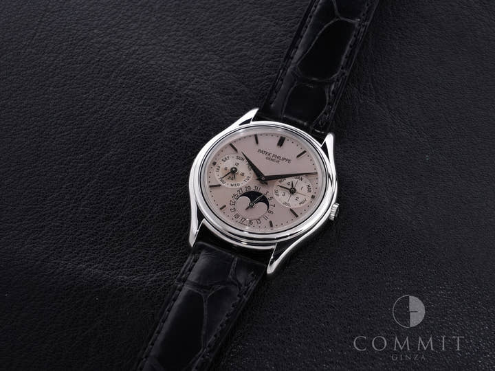 Patek Philippe Perpetual Calendar Ref. 3940P Platinum Silver Dial Pre-owned s2sum9ee