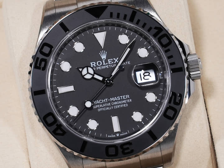ロレックス ヨットマスター42 Ref.226627 RLXチタン ブラック文字盤 未使用 qn9fdjo8