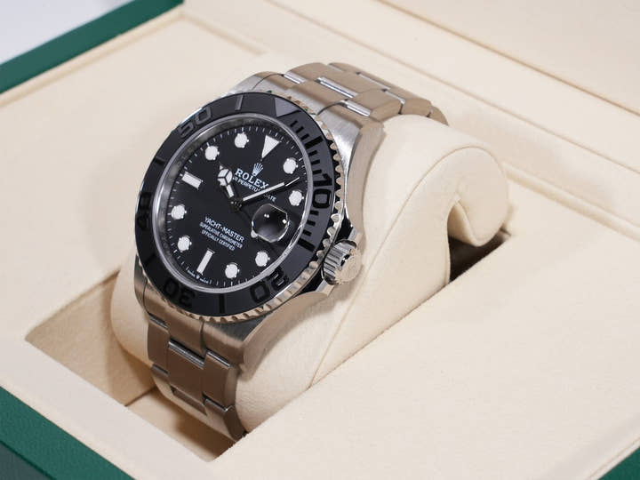 ロレックス ヨットマスター42 Ref.226627 RLXチタン ブラック文字盤 未使用 qn9fdjo8