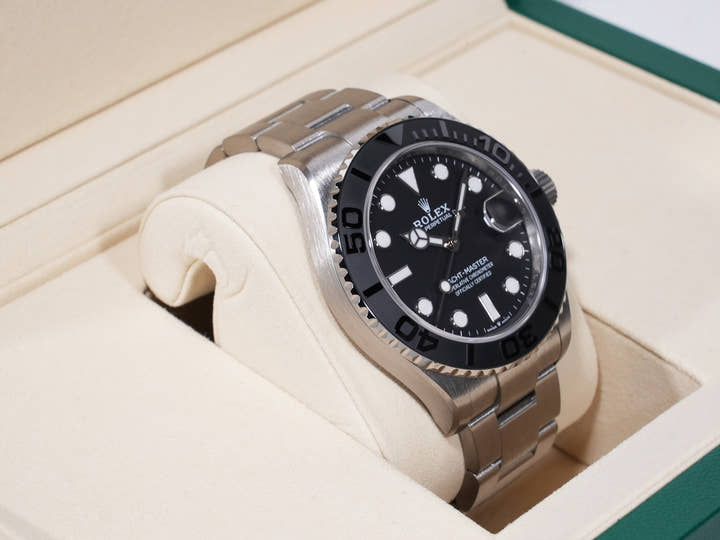 ロレックス ヨットマスター42 Ref.226627 RLXチタン ブラック文字盤 未使用 qn9fdjo8