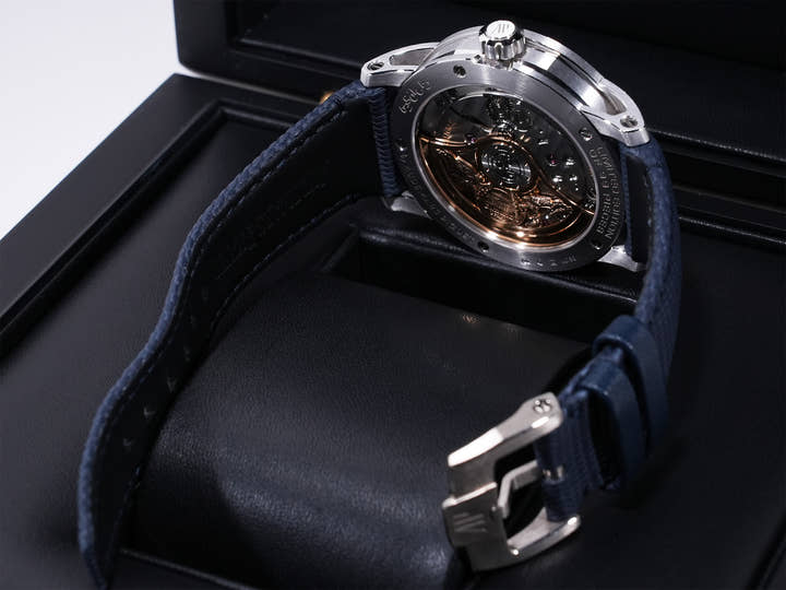 Audemars Piguet CODE 11.59 by Audemars Piguet Bolshoi Limited Edition Ref. 15210BC.OO.A321CR.99 White Gold Smoked Blue Enamel Dial, Pre-owned (Excellent Condition) axg79hf9