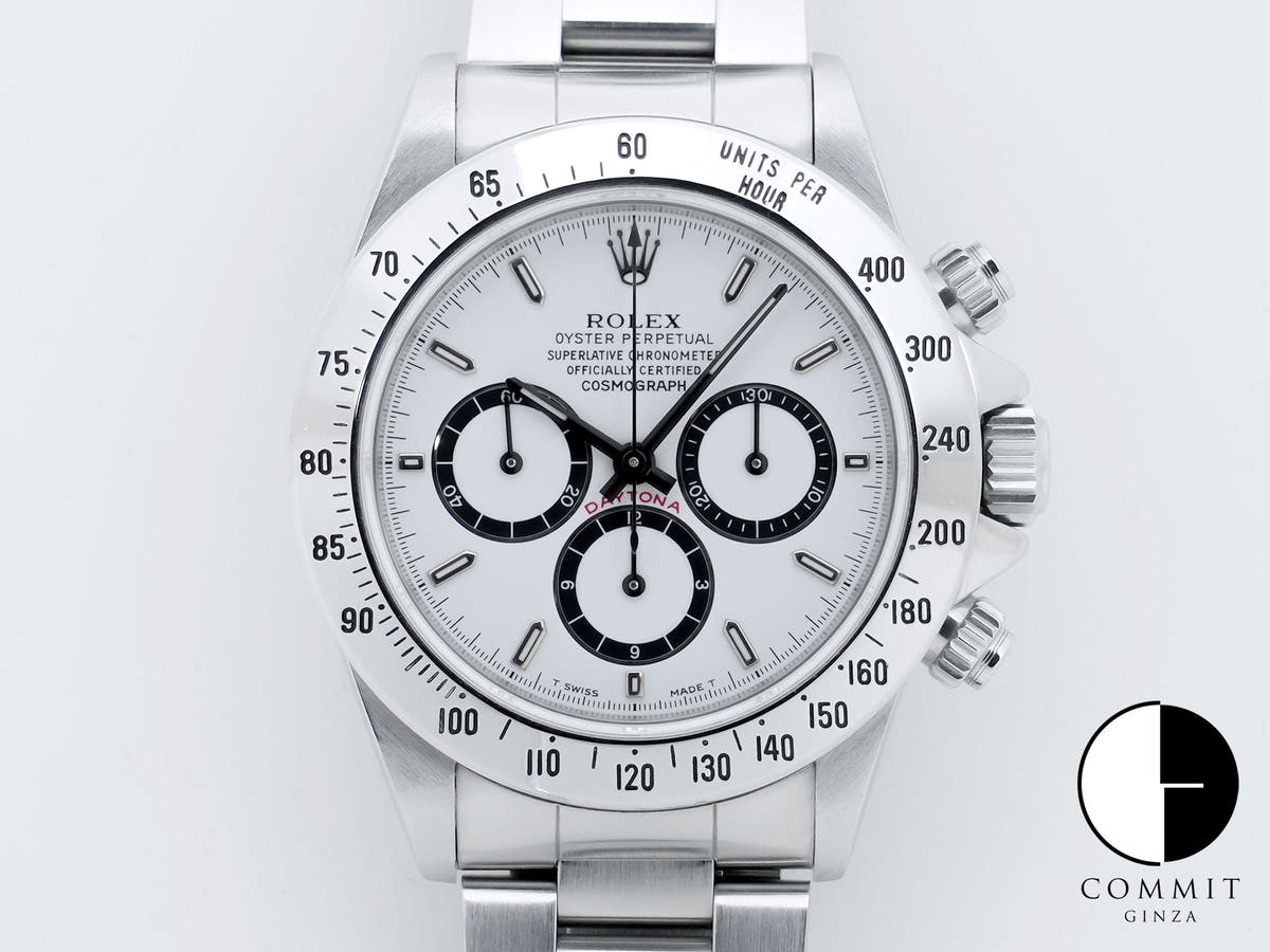 ロレックス デイトナ エルプリメロ Ref.16520 ステンレススチール ホワイト文字盤 中古 9vgy2hfm