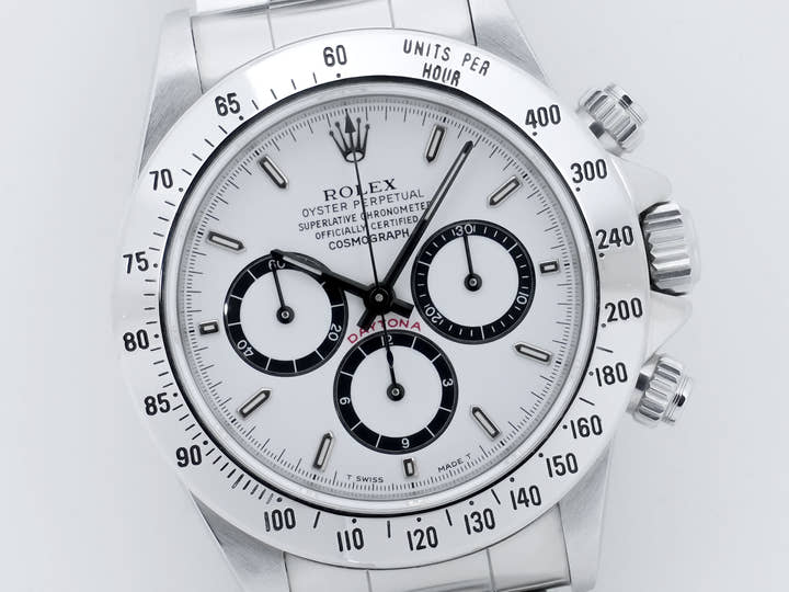ロレックス デイトナ エルプリメロ Ref.16520 ステンレススチール ホワイト文字盤 中古 9vgy2hfm