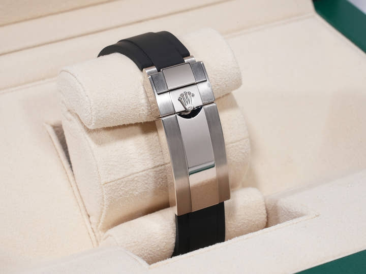 Rolex Daytona Ref. 126519LN White Gold Bright Black x Steel x 8P Diamond Dial Pre-owned bxj86gxn