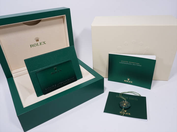 Rolex Daytona Ref. 126519LN White Gold Bright Black x Steel x 8P Diamond Dial Pre-owned bxj86gxn