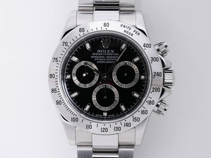 ロレックス デイトナ Ref.116520 ステンレススチール ブラック文字盤 中古 9dq8uv8i