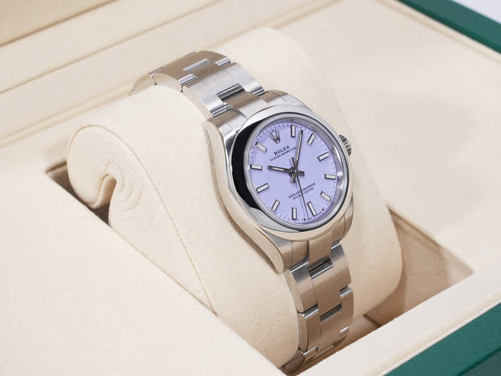 ロレックス オイスターパーペチュアル Ref.276200 ステンレススチール ラベンダー文字盤 未使用 63qmphvh
