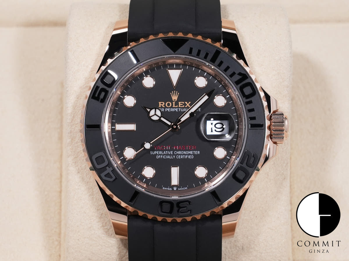 ロレックス ヨットマスター40 Ref.126655 エバーローズゴールド ブラック文字盤 美中古 zmfgsxgx