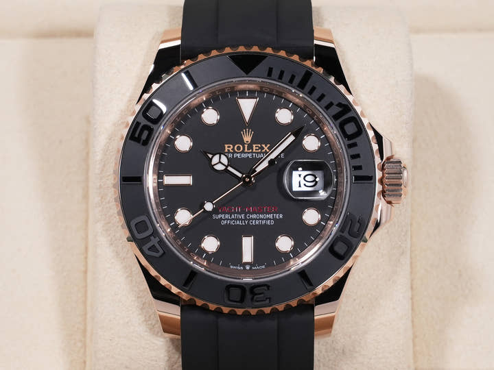 ロレックス ヨットマスター40 Ref.126655 エバーローズゴールド ブラック文字盤 美中古 zmfgsxgx