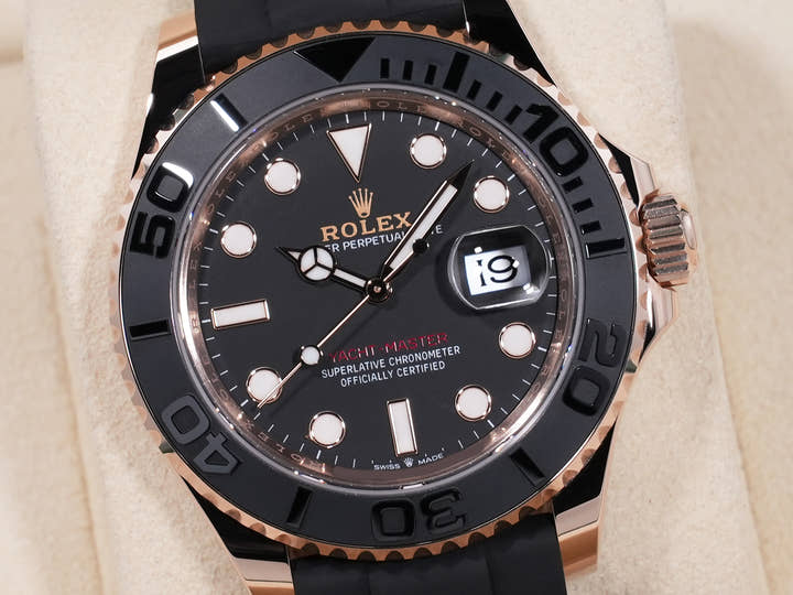 ロレックス ヨットマスター40 Ref.126655 エバーローズゴールド ブラック文字盤 美中古 zmfgsxgx